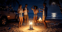 3-in-1 Portable Solar Lantern Fan + Power Bank