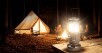 3-in-1 Portable Solar Lantern Fan + Power Bank