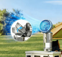 3-in-1 Portable Solar Lantern Fan + Power Bank