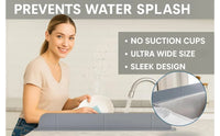 Kitchen Sink Splash Guard - Extra Wide Water Protection