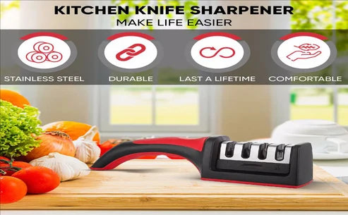 Homedex 3-Stage Premium Knife Sharpener & Blade Restorer