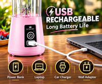 Portable Electric Juicer & Smoothie Blender (Rechargeable)