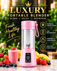 Portable Electric Juicer & Smoothie Blender (Rechargeable)