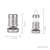 3-in-1 Portable Solar Lantern Fan + Power Bank