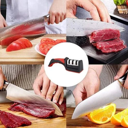Homedex 3-Stage Premium Knife Sharpener & Blade Restorer