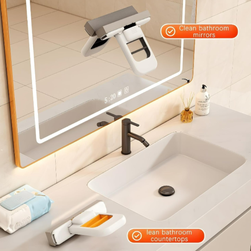 Compact foldable mop